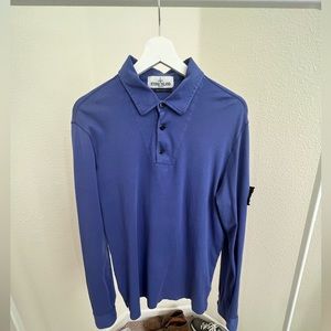 Stone Island long sleeved polo